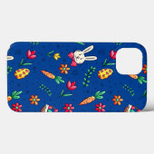 Deep Blue Easter Pattern-draagtas Case-Mate iPhone Case (Achterkant (horizontaal))