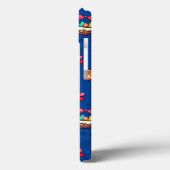 Deep Blue Easter Pattern-draagtas Case-Mate iPhone Case (Achterkant / Links)