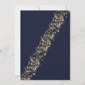 Deep Blue en Champagne Kaart (Achterkant)