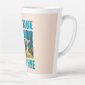 Deep Blue en het gevoel van fijne zeemeermin en do Latte Mok (Rechts)