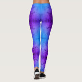 Deep Blue en Paarse Stone Leggings (Achterkant)