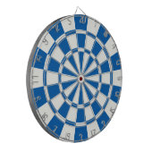 Deep Blue en White Dartbord (Voorkant Links)