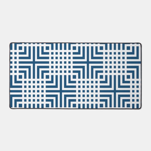 Deep Blue en White Japans print Bureaumat (Voorkant)