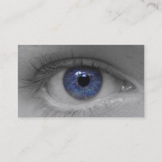 deep blue eye business card visitekaartje