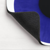 Deep Blue Eyeball Muismat (Hoek)