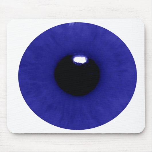 Deep Blue Eyeball Muismat (Voorkant)