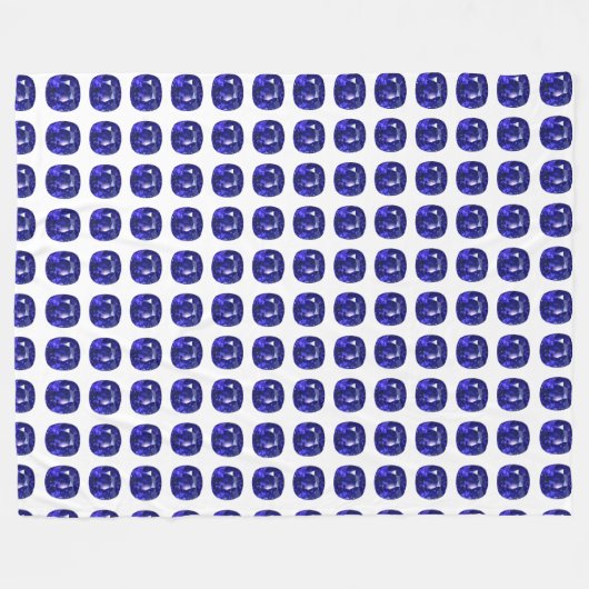 Deep Blue Fleece Deken (Voorkant (Horizontaal))