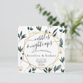 Deep Blue Floral repetitie diner Kaart (Staand voorkant)