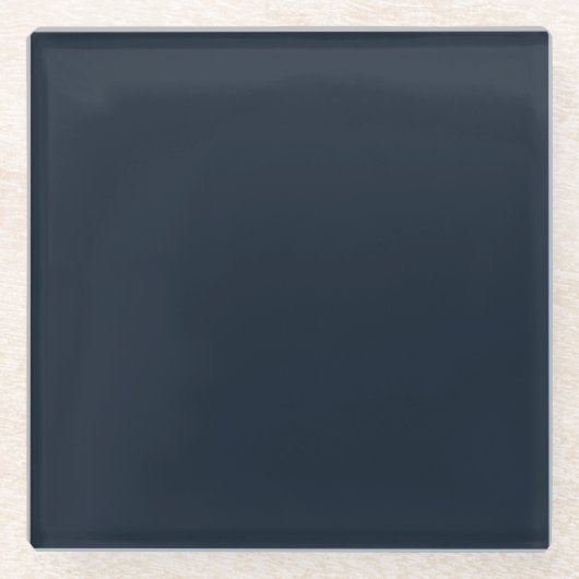 Deep Blue Glazen Onderzetter (Voorkant)