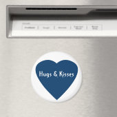 Deep Blue Hearts Magneet (Insitu (Vaatwasser))