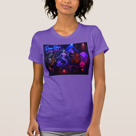 Deep Blue Jazz Club - T-shirt (Voorkant)