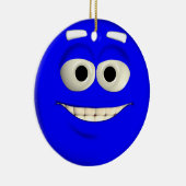 Deep Blue Keramisch Ornament (Rechts)