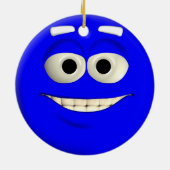 Deep Blue Keramisch Ornament (Achterkant)