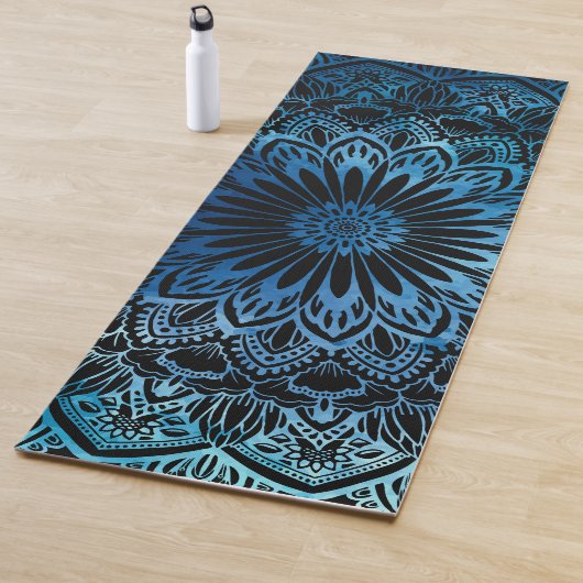 Deep Blue Mandala Yogamat (In situ)