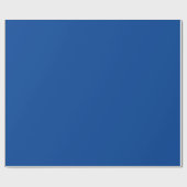 Deep Blue Minimalist Cadeaupapier (Vlak)