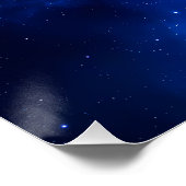 Deep Blue Nevelstelsel Perfect Poster (Hoek)