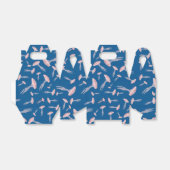 Deep Blue Ocean Jellyfish Patroon Bedankdoosjes (Uitgevouwen)