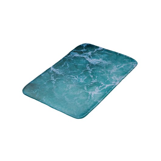 Deep Blue Ocean Waves Badmat (Gekanteld)