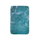 Deep Blue Ocean Waves Badmat (Voorkant Verticaal)