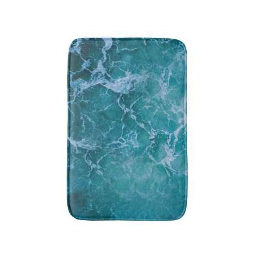 Deep Blue Ocean Waves Badmat (Voorkant Verticaal)