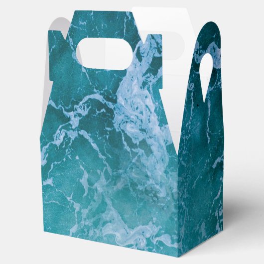 Deep Blue Ocean Waves Bedankdoosjes (Geopend)