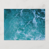 Deep Blue Ocean Waves Briefkaart (Voorkant)