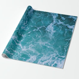 Deep Blue Ocean Waves Cadeaupapier