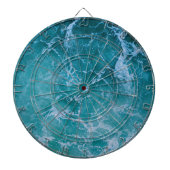 Deep Blue Ocean Waves Dartbord (Voorkant)