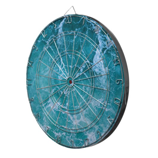 Deep Blue Ocean Waves Dartbord (Voorkant Rechts)