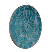 Deep Blue Ocean Waves Dartbord (Voorkant Links)
