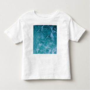 Deep Blue Ocean Waves Kinder Shirts