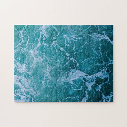 Deep Blue Ocean Waves Legpuzzel (Horizontaal)