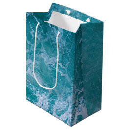 Deep Blue Ocean Waves Medium Cadeauzakje