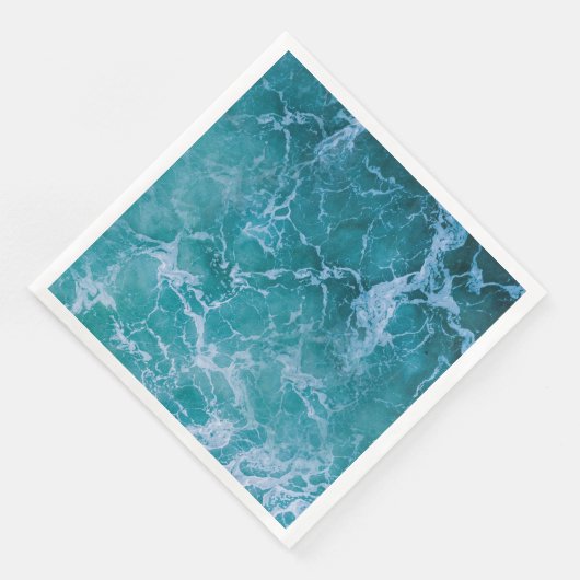 Deep Blue Ocean Waves Servet (Hoek)