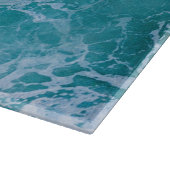 Deep Blue Ocean Waves Snijplank (Hoek)