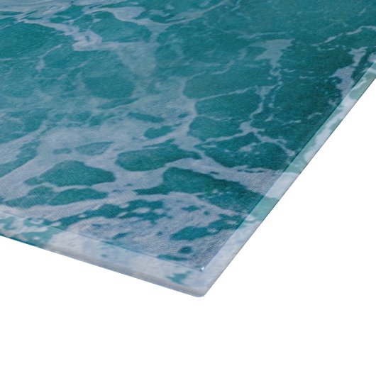 Deep Blue Ocean Waves Snijplank (Hoek)