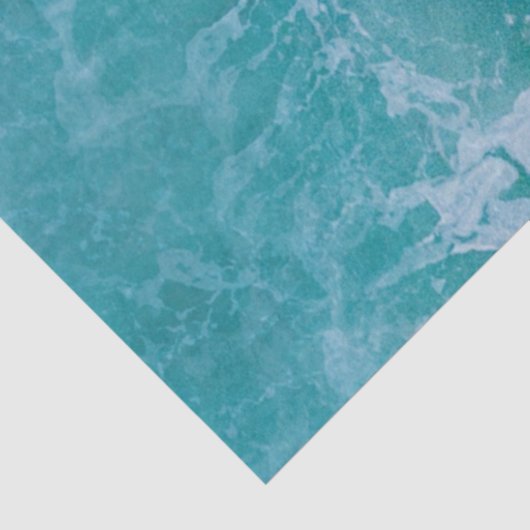 Deep Blue Ocean Waves Tissuepapier (Detail)