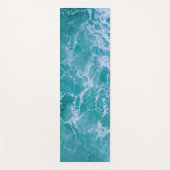 Deep Blue Ocean Waves Yogamat (Voorkant)