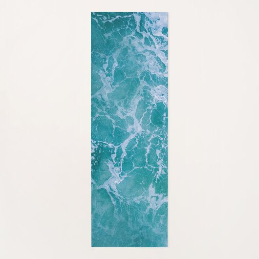 Deep Blue Ocean Waves Yogamat (Voorkant)