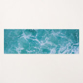 Deep Blue Ocean Waves Yogamat (Voorkant (horizontaal))