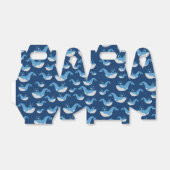Deep Blue Ocean Whale Patroon Bedankdoosjes (Uitgevouwen)