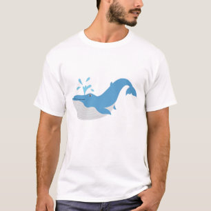Deep Blue Ocean Whale T-shirt