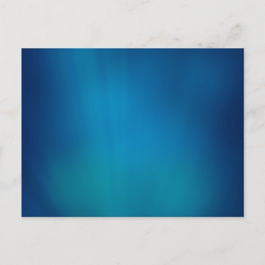 Deep Blue Onderwater Glow Briefkaart (Voorkant)