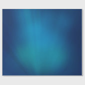 Deep Blue Onderwater Glow Cadeaupapier (Vlak)