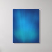 Deep Blue Onderwater Glow Canvas Afdruk (Voorkant)