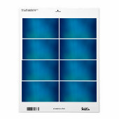 Deep Blue Onderwater Glow Etiket (Full Sheet)