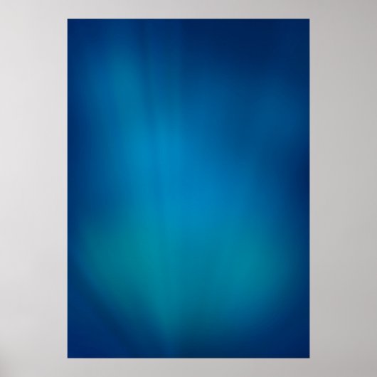 Deep Blue Onderwater Glow Poster (Voorkant)