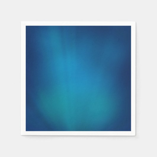 Deep Blue Onderwater Glow Servetten (Voorkant)