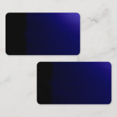 Deep Blue Ongewone Visual Identifiers Biz Card Visitekaartje (Voorkant / Achterkant)