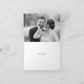 Deep Blue Opaline en Champagne Gold Bedankt (Binnen)